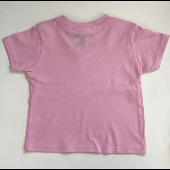 NEW On Wednesdays We Wear Pink Shirt Girls 4T-5T ~ Mean Girls Pink Shirt Kids - Picture 5 of 5